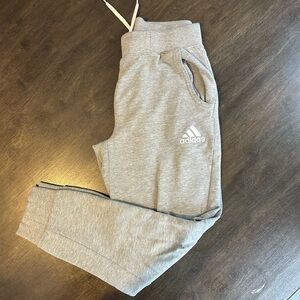 Adidas Kids Light Gray Joggers